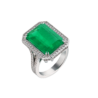 Кольцо No name 9,20 ct Natural Emerald Colombia(22949) №1