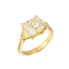 Кольцо No name 5,03 ct N/VS1 Princess Cut Diamond(49026) №1