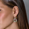 Серьги Hour Passion Jewellery White Gold & Tourmaline & Peridot & Diamond(51252) №2