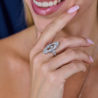 Кольцо Bvlgari Elisia Diamond Pave White Gold(35986) №3