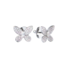 Серьги No name в стиле GRAFF Butterfly White Gold Diamonds 1,09 ct(52748) №1