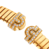 Браслет Bvlgari Tubogas Yellow Gold & Pavé Diamonds 361371(53445) №2