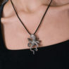 Подвеска Jacob&Co Octopus Design Black Plated White Gold & Diamonds(37218) №3