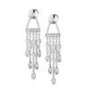 Серьги Tiffany & Co Swing Platinum Diamond Drop Earrings(42410) №1