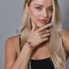Кольцо Mattia Cielo 5 Rows Ring Amethyst & Tourmaline & Diamonds LJWR143P-PM(51674) №4