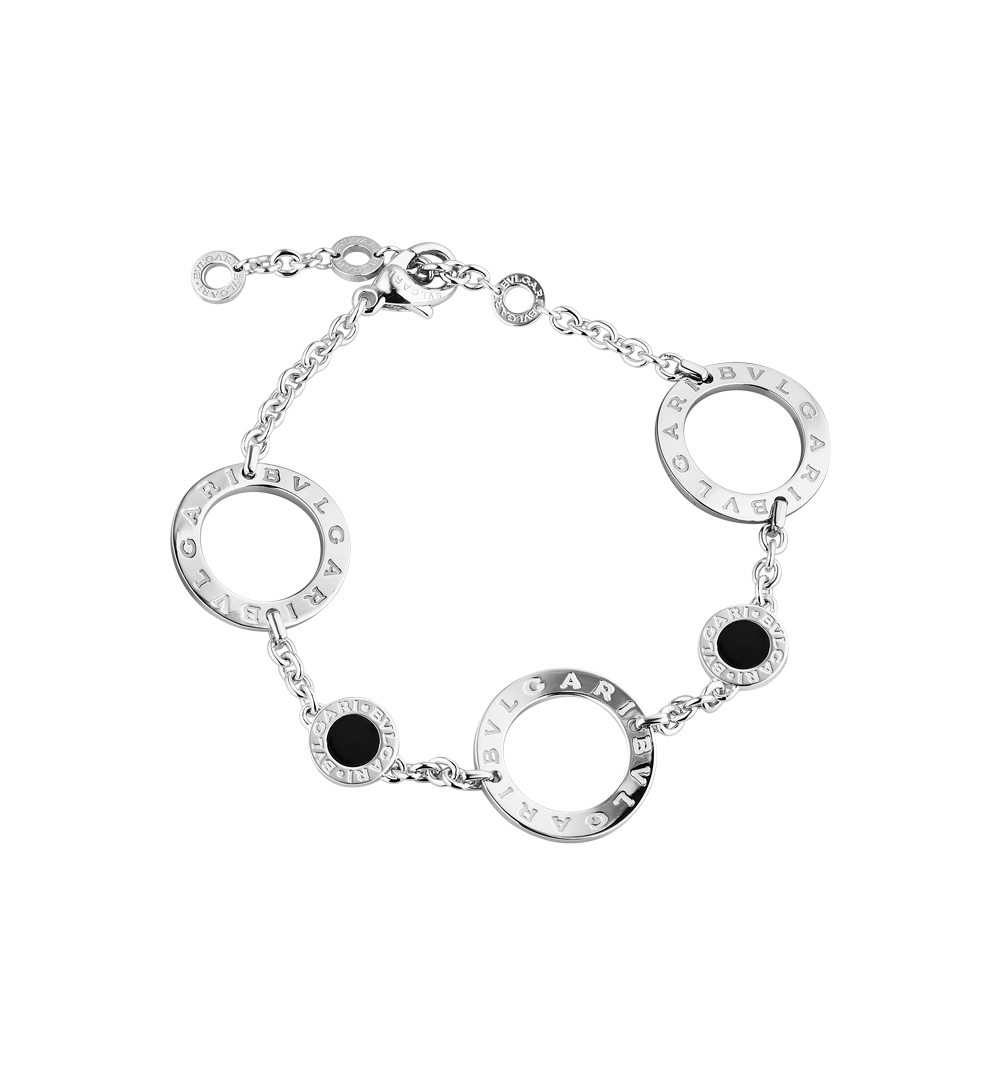 Браслет Bvlgari Revamping Onyx White Gold(13613) №2