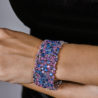 Браслет Yanush Gioielli 79,95 ct Blue & Pink Sapphire & 1,54 ct Diamonds & White Gold(44629) №2