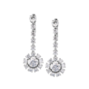 Серьги No name 1,02 - 1,03 ct G/SI3 & 3.35 ct Round Diamonds(26621) №1