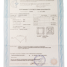 Кольцо No name 5,11 ct O-P/VS2 Asscher Cut Diamond(49887) №2
