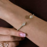 Браслет David Morris Simple Rose Cut Flexi Bangle(48648) №3