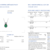 Подвеска No name с изумрудом 9,25 ct Moderate Bluish Green/SI1 и 2,25 ct бриллиантами(55416) №3