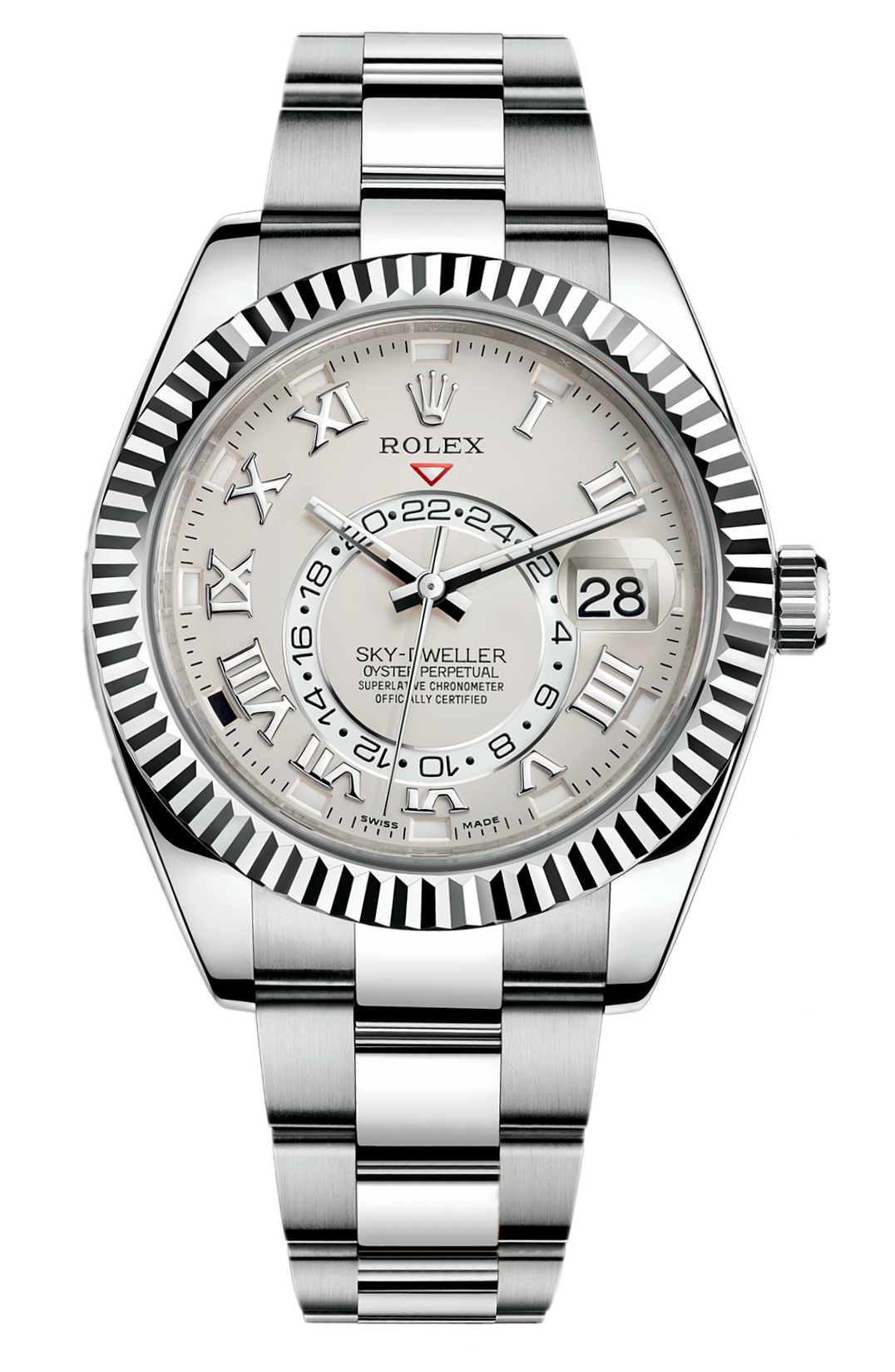 Швейцарские часы Rolex Sky-Dweller 42 мм White Gold 326939 Ivory(15993) №2