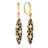 Серьги Magerit Nature Collection Yellow Gold & Diamonds & Enamel(54394) №1