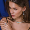 Серьги No name 1,02 - 1,03 ct G/SI3 & 3.35 ct Round Diamonds(26621) №5