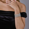 Браслет Maximilian Piece Unique 19,72 ct. Round Diamonds & White Gold(43781) №3