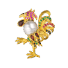 Брошь Ralfdiamonds Rooster with Baroque Pearl(41594) №1