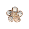 Кольцо No name Smoky Quartz & Diamonds & Rose Gold Frog(55034) №3