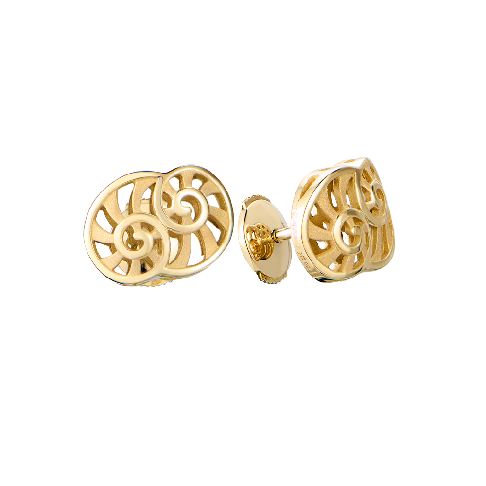 Пусеты Carrera y Carrera Actea Collection in Yellow Gold DA12353 01(55397) №2