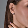 Пусеты No name в стиле Harry Winston "Graffiti" Diamonds & Sapphire in Platinum(53540) №4