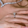 Кольцо No name 2,14 ct L/VS1 Round Diamond White Gold(34138) №4