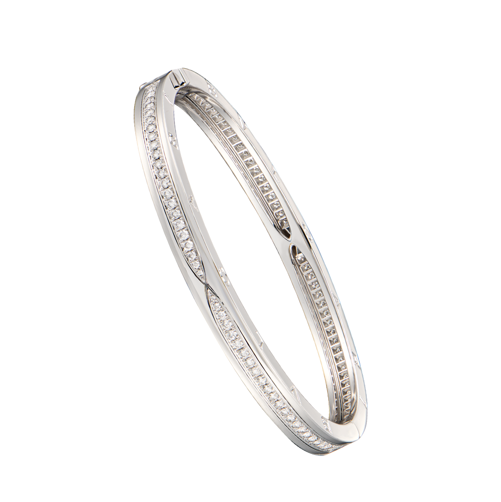 Браслет Bvlgari B.Zero1 Classic White Gold Diamonds 351394(50910) №4