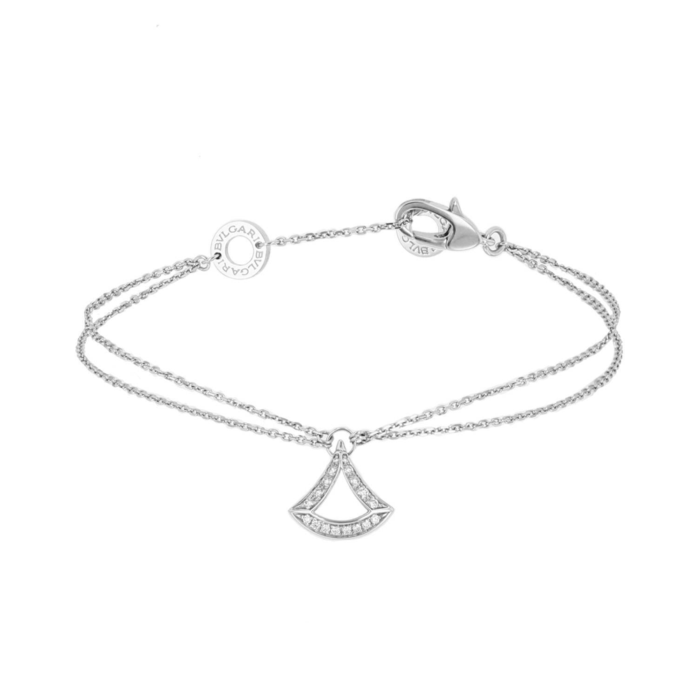 Браслет Bvlgari Diva's Dream White Gold & Diamonds (Size M-L) 354051(44651) №3