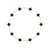 Колье Van Cleef & Arpels Vintage Alhambra 10 Motifs Yellow Gold Onyx VCARA42700(51057) №1