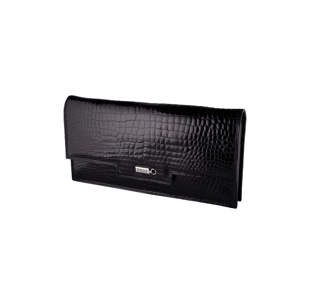 Клатч ZILLI 30 х 15 см Black Crocodile(13081) №8