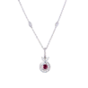 Подвеска Graff Ruby & Round and Marquise Diamonds(52259) №1