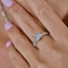 Кольцо GIA 2,05 ct F/VVS1 Square Cut Diamond(31858) №4