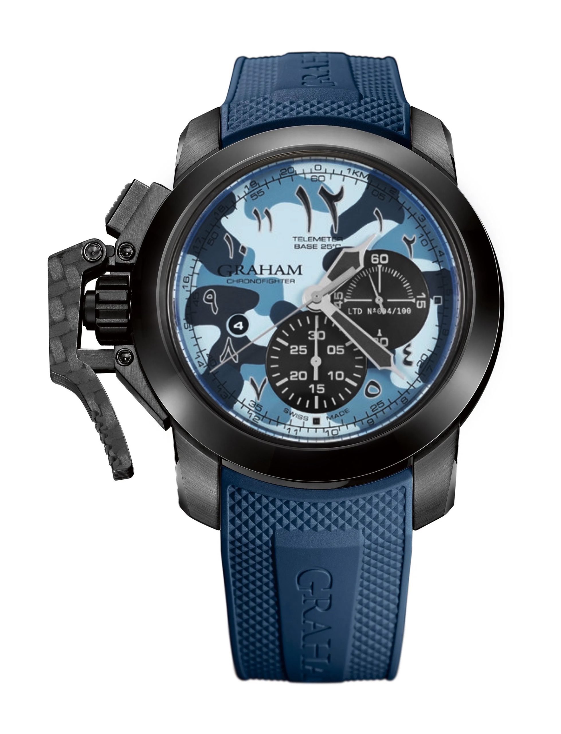 Швейцарские часы Graham Oversize Blue Camouflage 2CCAU.U02A.K96N(30417) №2