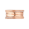 Кольцо Bvlgari B.Zero1 3-Band Rose Gold & Diamonds (SIZE 54) 358973(44364) №2