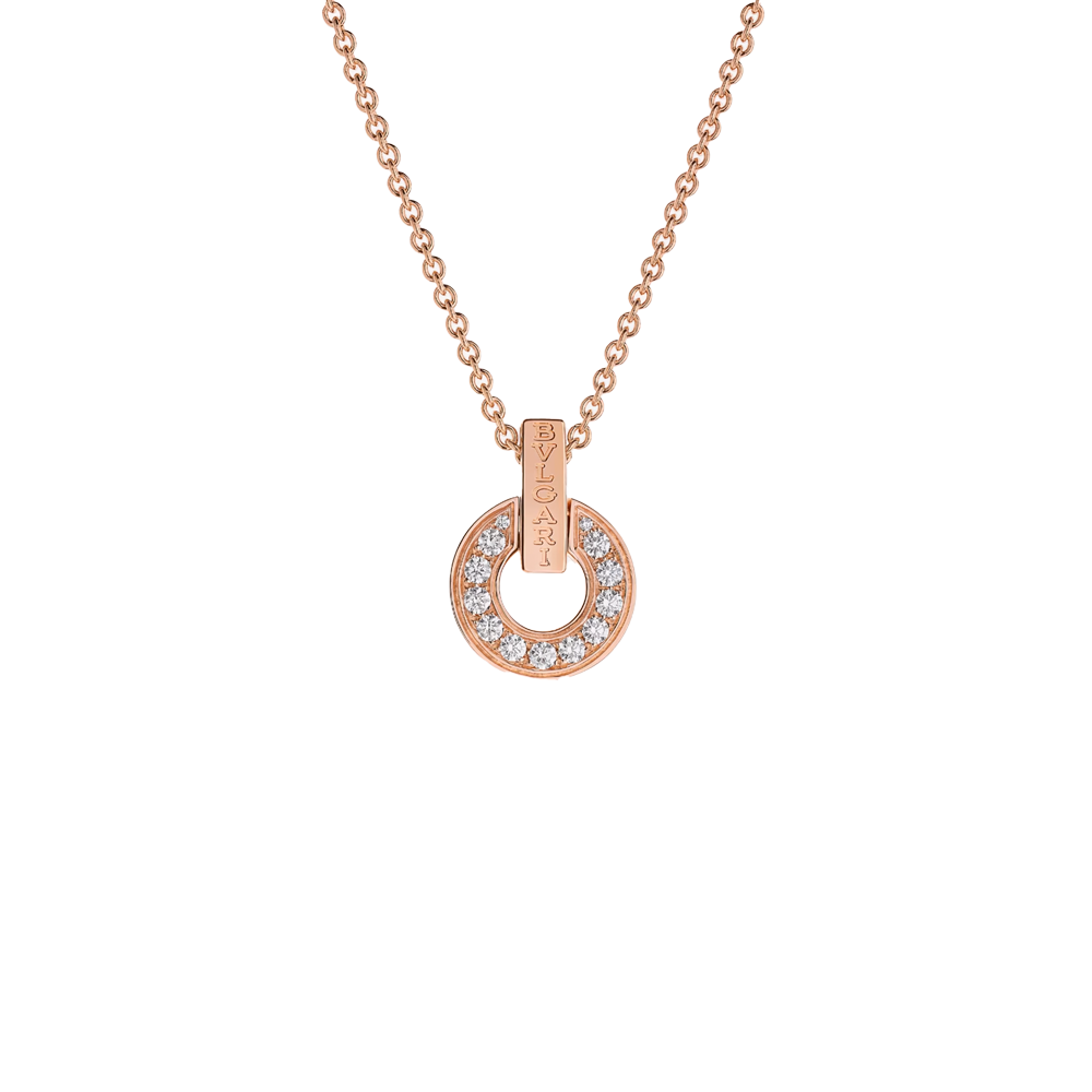 Подвеска Bvlgari Rose Gold & Diamonds 357312(35459) №6
