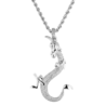 Подвеска Mozi Jewelry Дракон Мушу из мультфильма «Мулан» 9,00 ct Natural Diamonds & White Gold(34990) №1