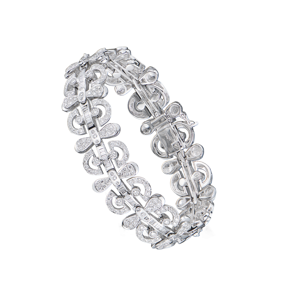 Браслет Ralfdiamonds 3,12 ct G-H/VS2-SI1 Round & Baguette Cut Diamonds RDB(51651) №4