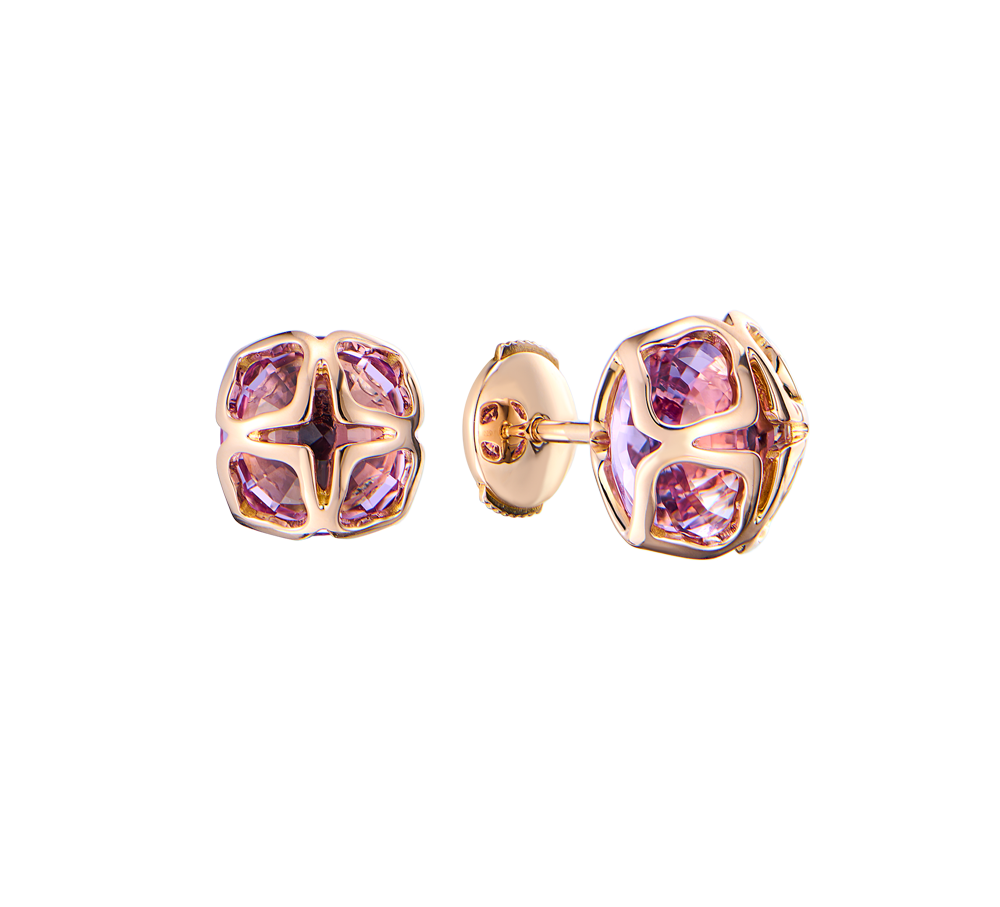 Пусеты Chopard Imperiale Amethyst Rose Gold 839225(52569) №3