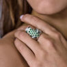 Кольцо Stenzhorn Frog White Gold & Diamonds & Tsavorites(52098) №2