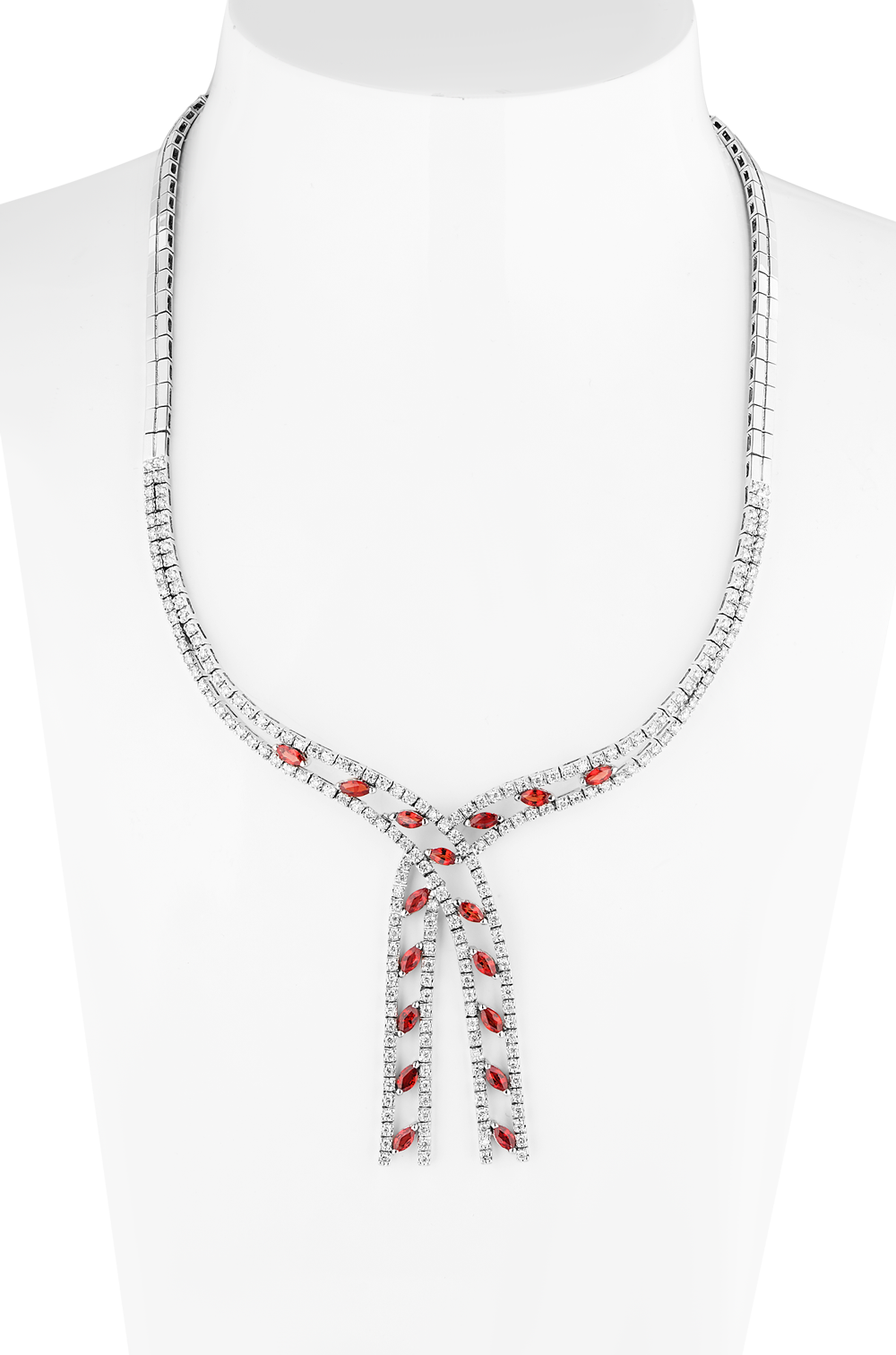 Колье No name 2.90 ct Diamonds & White Gold(40983) №4