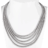 Колье Leo Pizzo 28,0 ct Five Row Tennis Necklace(42202) №1