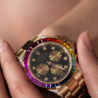 Швейцарские часы Rolex Daytona 40 мм Yellow Gold Rainbow 116528(16155) №3