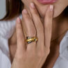 Кольцо Pomellato Together Two-Tone Three Movable Band(54398) №2
