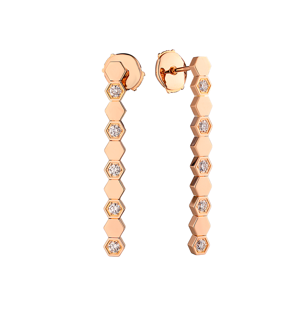 Серьги Chaumet Bee de Rose Gold & Diamond 083993(44316) №3