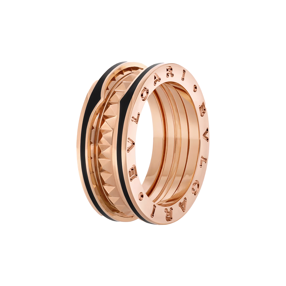 Кольцо Bvlgari B.Zero1 Rock two-band Rose Gold (SIZE 53) 358006(43954) №4