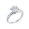 Кольцо No name 2,19 ct Faint Blue/VS2 Rount Cut Diamonds(45502) №1