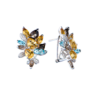 Серьги Damas Сhrysolite & Topaz & Citrine & Diamonds and White Gold(51930) №1
