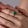 Кольцо No name COLOMBIA EMERALD 4,53 ct Intense Bluish Green/VS(49899) №3