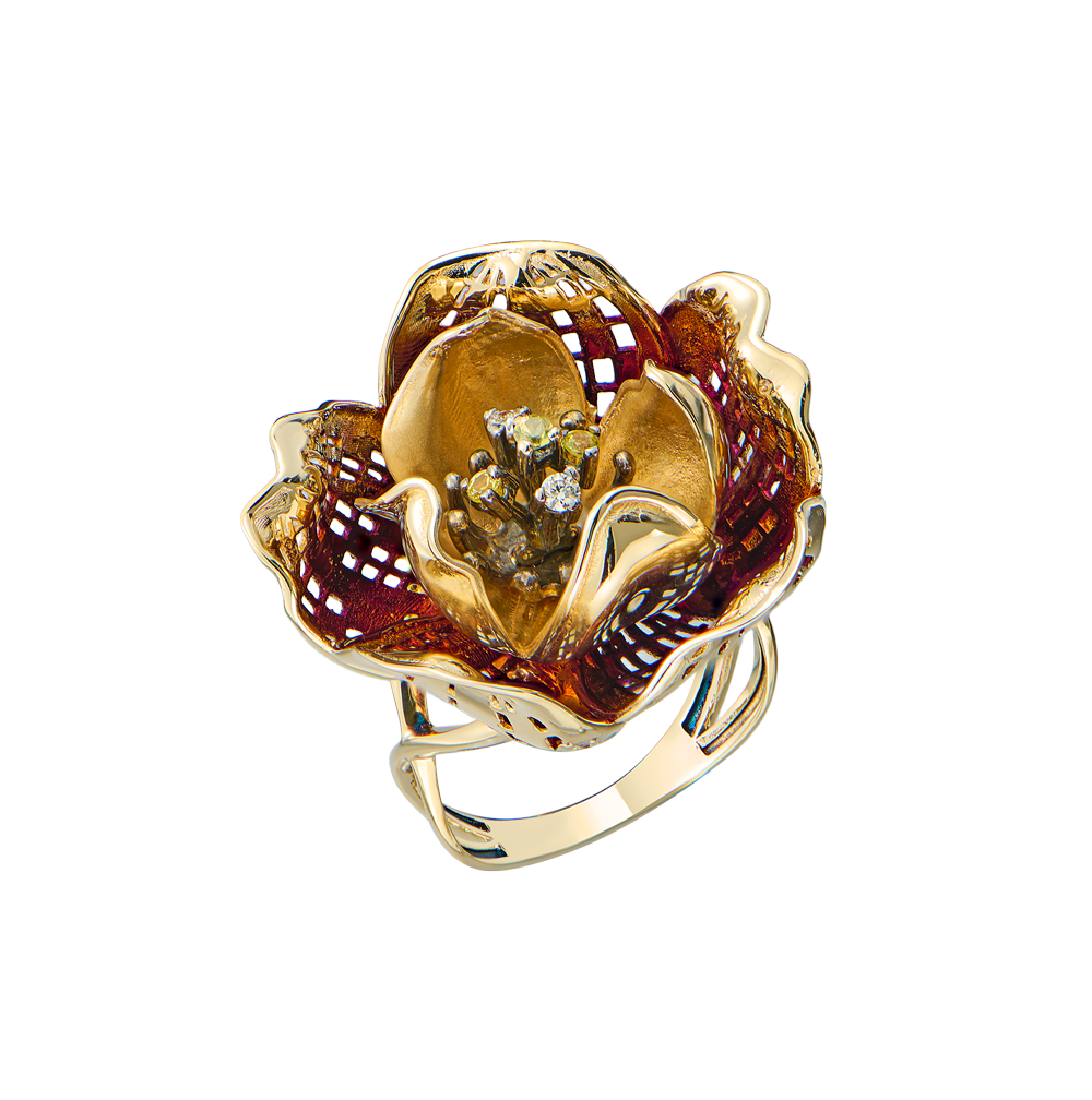 Кольцо R.Bravo Gallica Yellow Gold(52945) №4