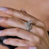 Кольцо Chanel Ruban White Gold Diamond J11149(51426) №2