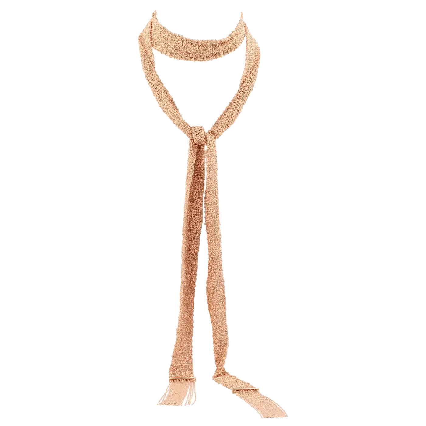 Колье Boucheron Delilah Rose Gold Long Scarf(50414) №7