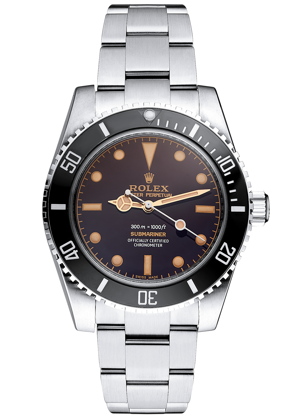 Швейцарские часы Rolex Artisans De Geneve Submariner 40 мм 6536 Brown Dial 114060(14956) №3